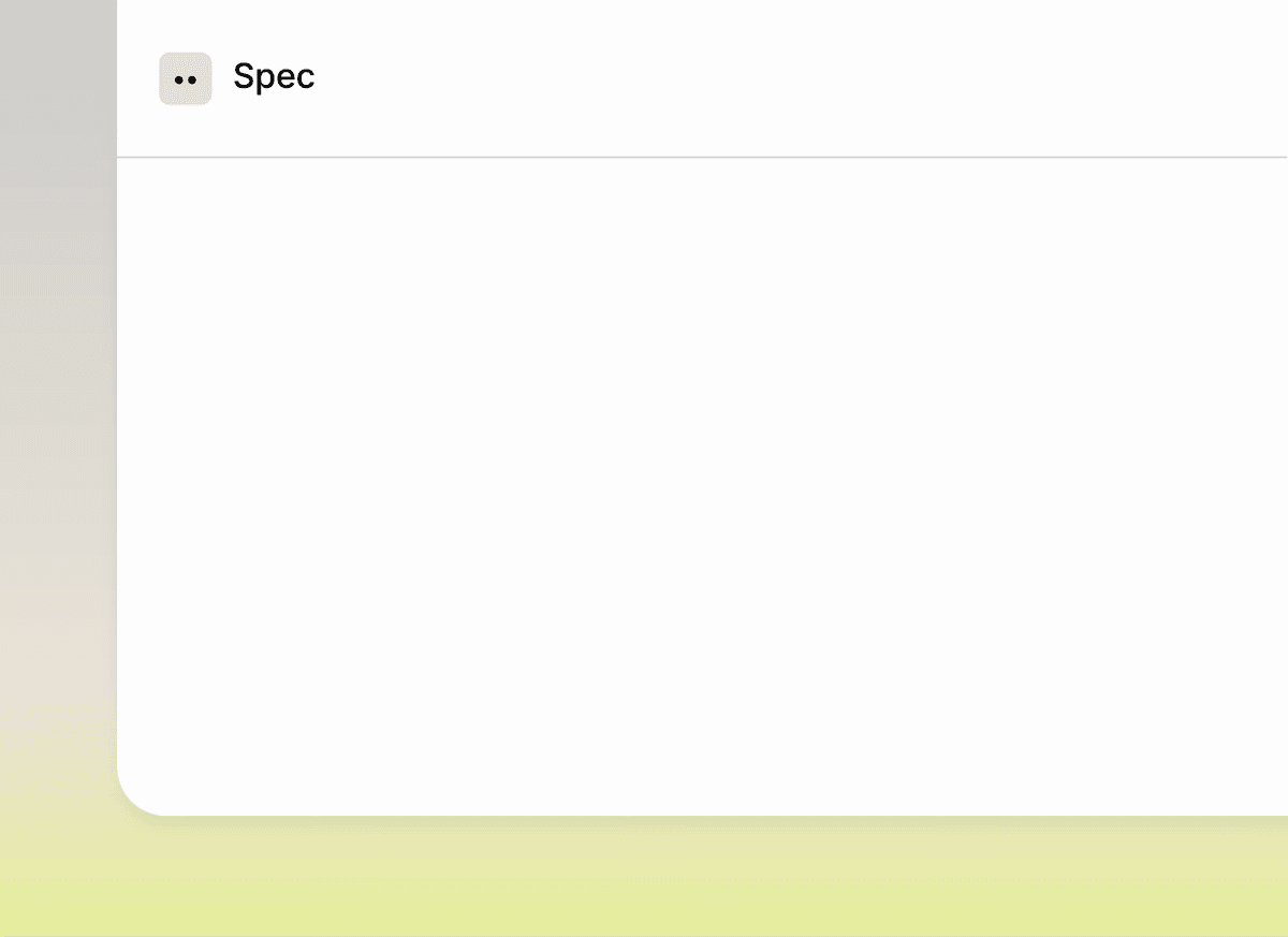 A coordinator agent writing a shared workspace spec in Intent.