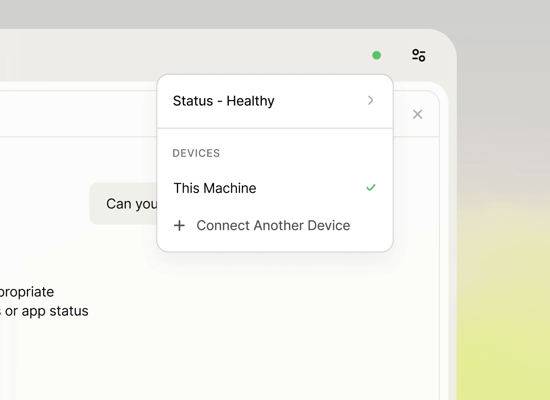 Intent workspaces connected across local and remote computers.